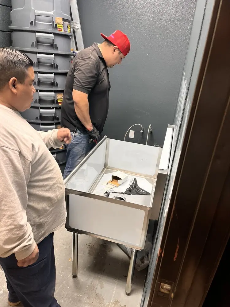 Commercial plumbing and sink installation in Spring Creek